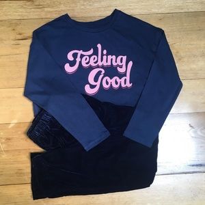 NWT Gymboree Girls Long sleeve T-shirt and Pant